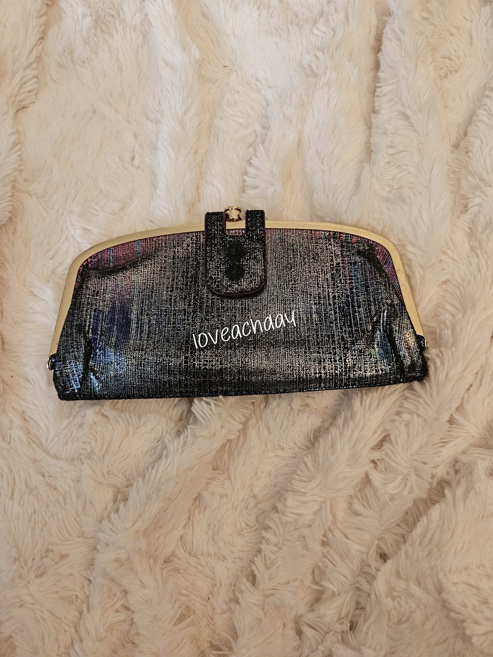 HOBO☆Iridescent Purple Clutch Wallet